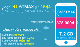 Illustration for article titled Đăng ký gói 6TMAX VinaPhone chu kỳ cước 6 tháng chỉ 63.000đ/tháng